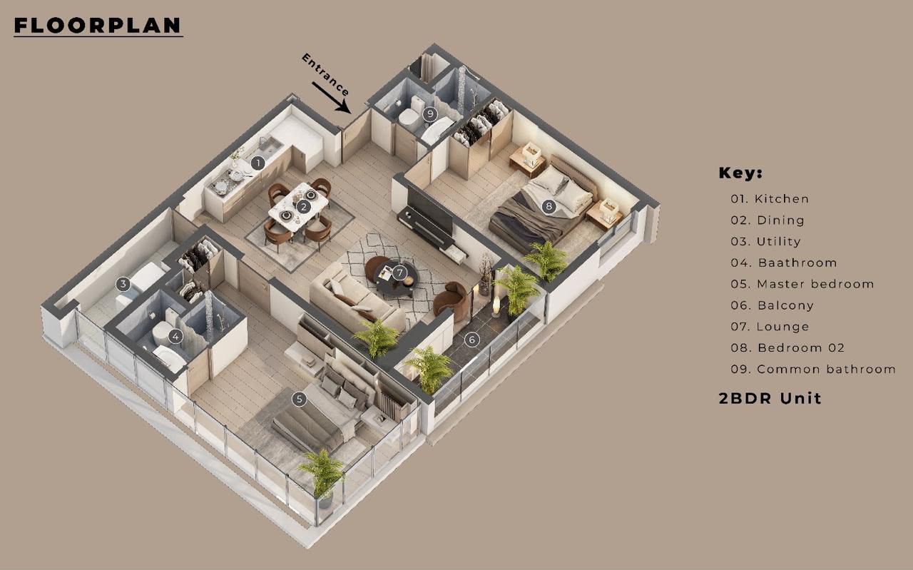 BAYSTAR KILIMANI, Studio, 1 & 2 Bedrooms.